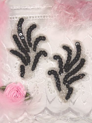 0244 black sequins - ~, ~